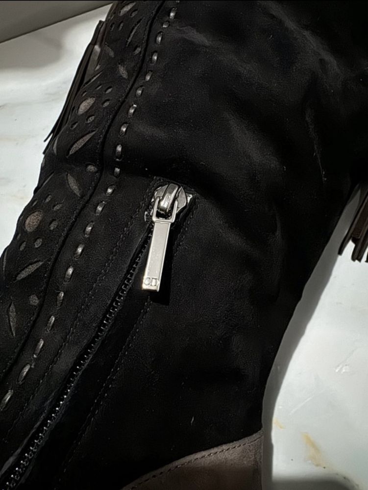 Kozaki buty Dior szczotkowana skora dobry stan