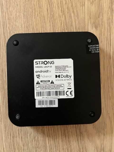 Android odtwarzacz multimedialny 4k smart strong leap-s3 google tv