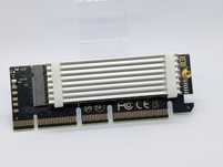 Zestaw adapter nvme na pcie + radiator