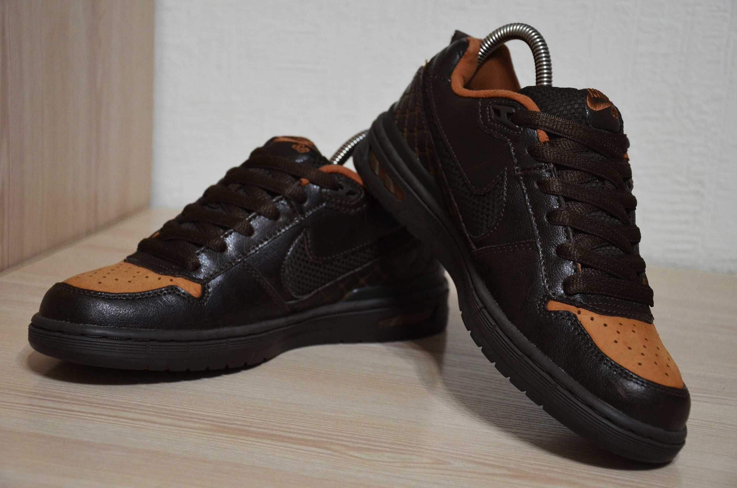 Nike Zoom Air Paul Rodriguez Low Brown. Vintage NDS SB P-Rod. Кросівки