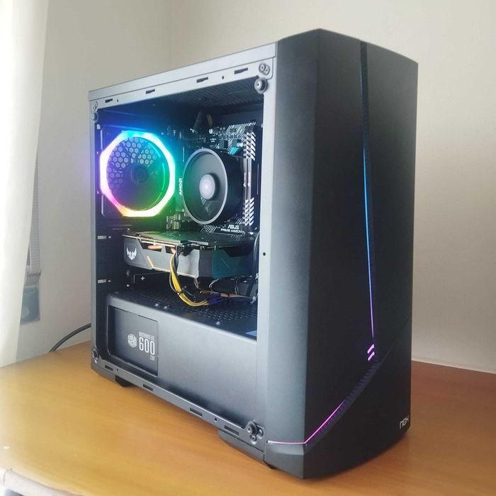 Pc Gamer Ryzen 5 3600, RTX 2060, 16 GB DDR4 LED