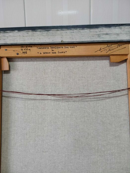 Quadro a óleo s/ tela de Vitor Silva Barros  " O século das luzes"