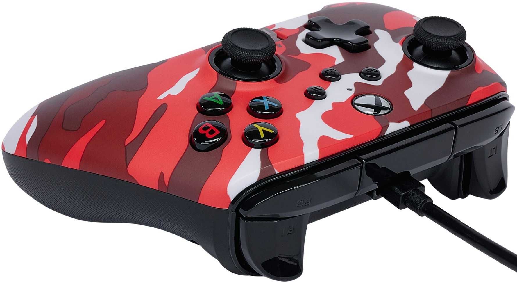 PowerA Xbox Series Pad przewodowy Enhanced Red Camo