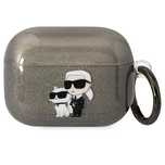 Karl Lagerfeld KLAPHNKCTGK Airpods Procover czarny/black Glitter Ka