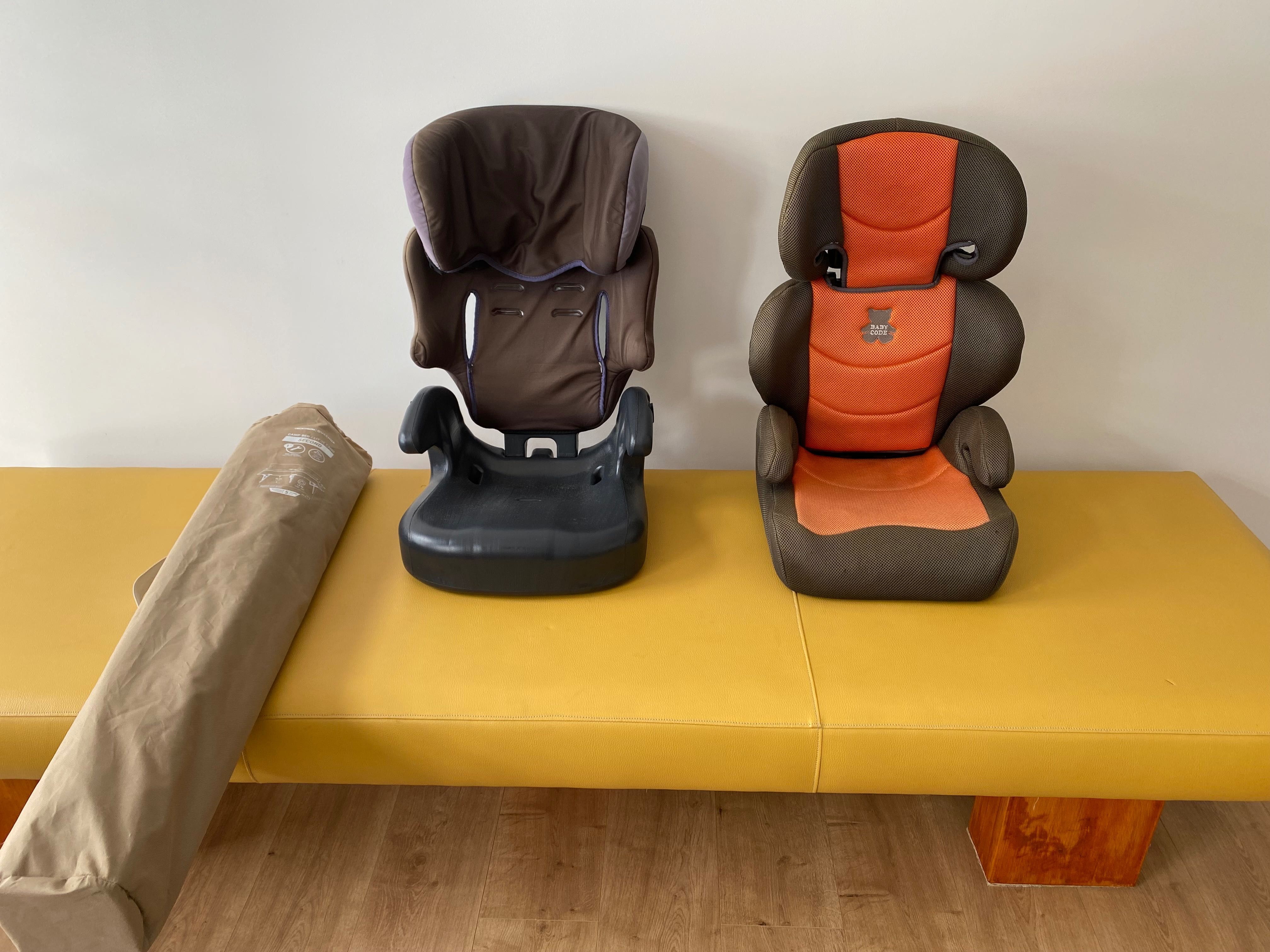 Cadeira auto e cama de viagem