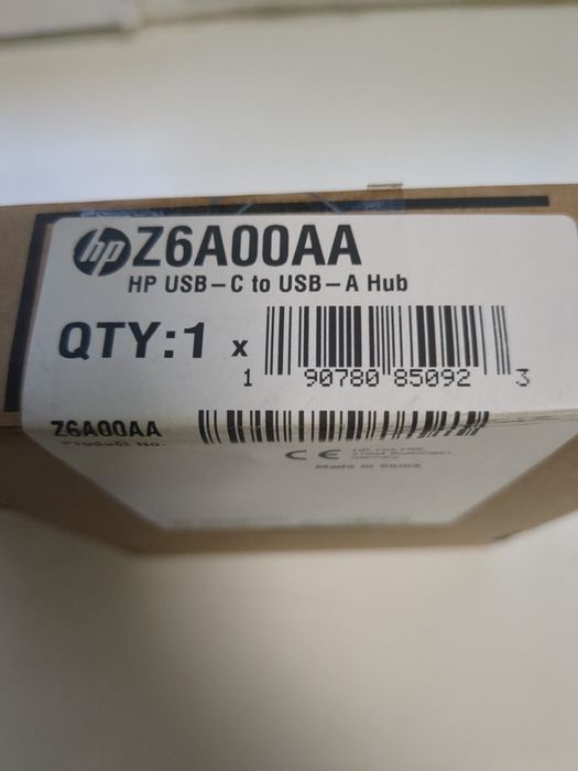 Мультипортовий адаптер HP USB-C to 3 USB-A Hub (Z6A00AA)