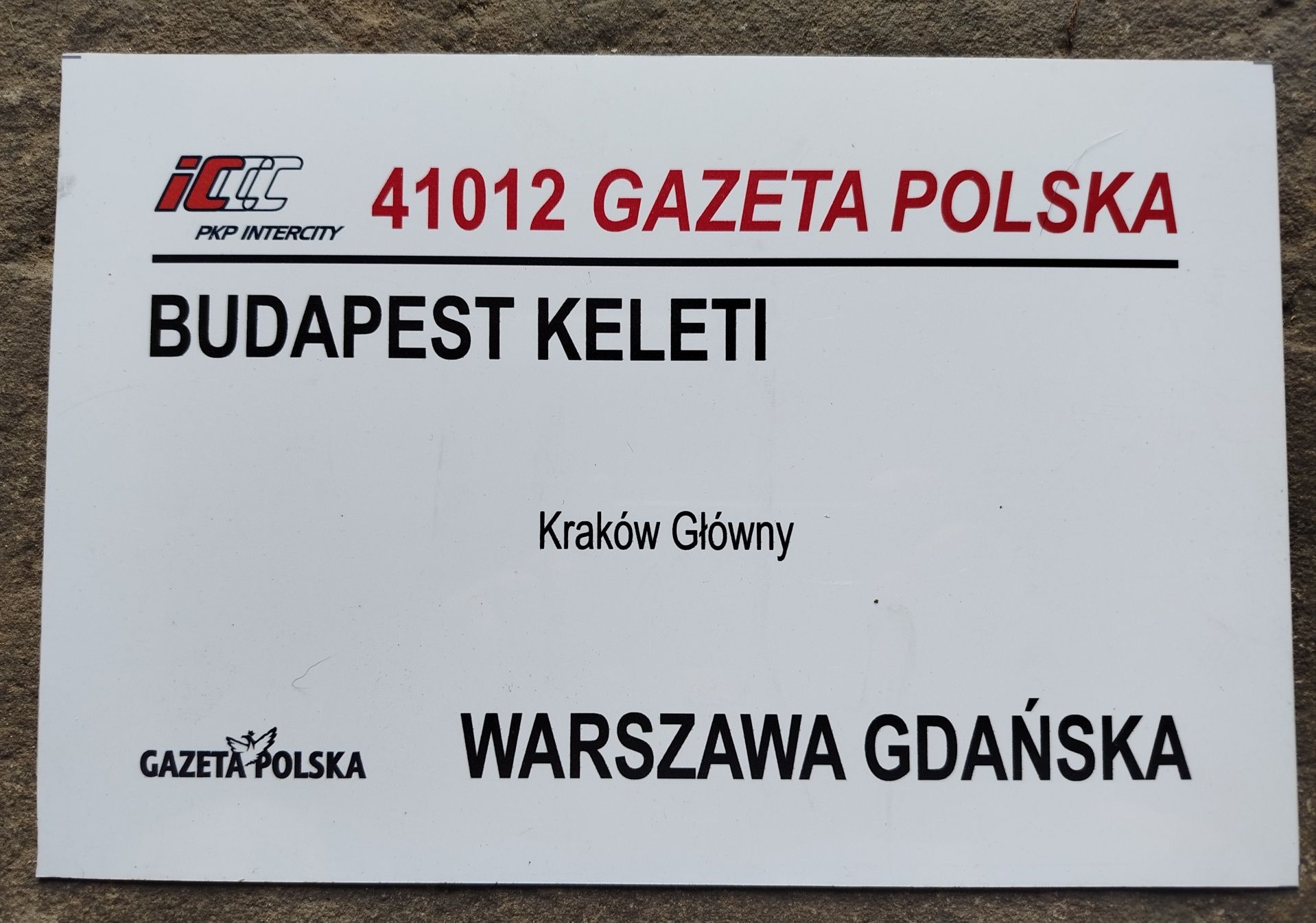 Tablica kierunkowa GAZETA POLSKA