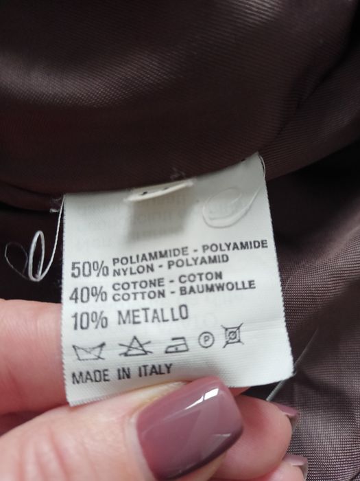 Kurtka produkt włoski z kołnierzem z lisa