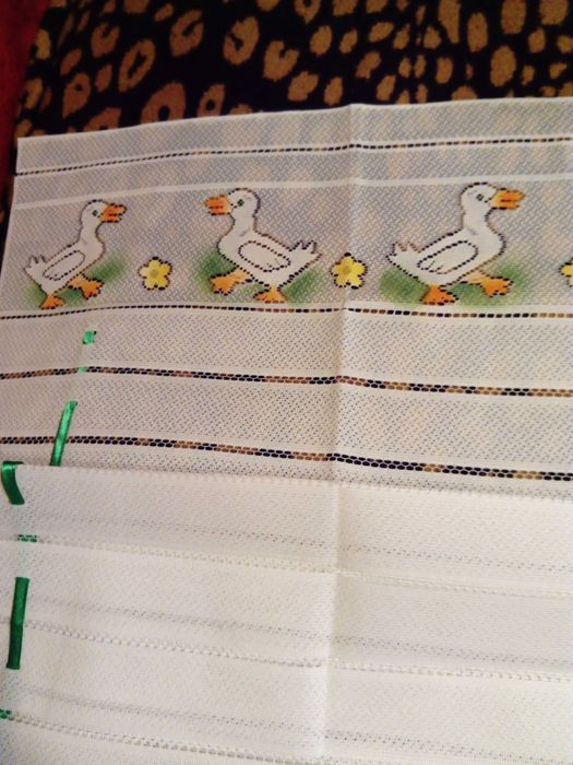 Firanka, zasłonka drapowana panelowa w gąski - w kpl 2 szt