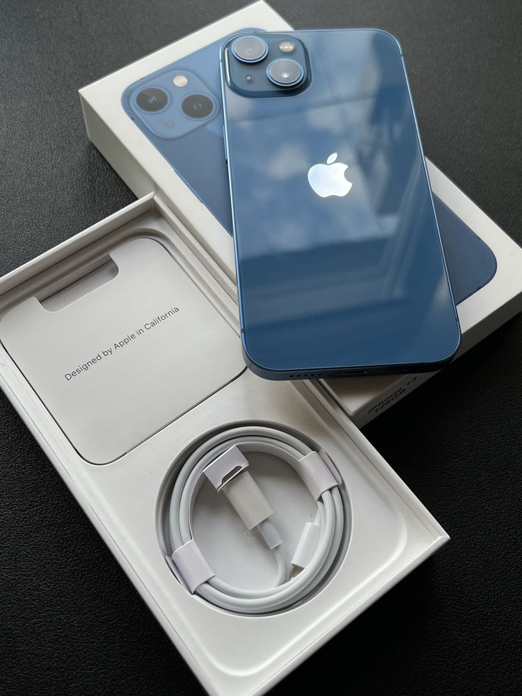 iPhone 13, 128gb, Blue (Neverlock) Айфон 13 89% акб