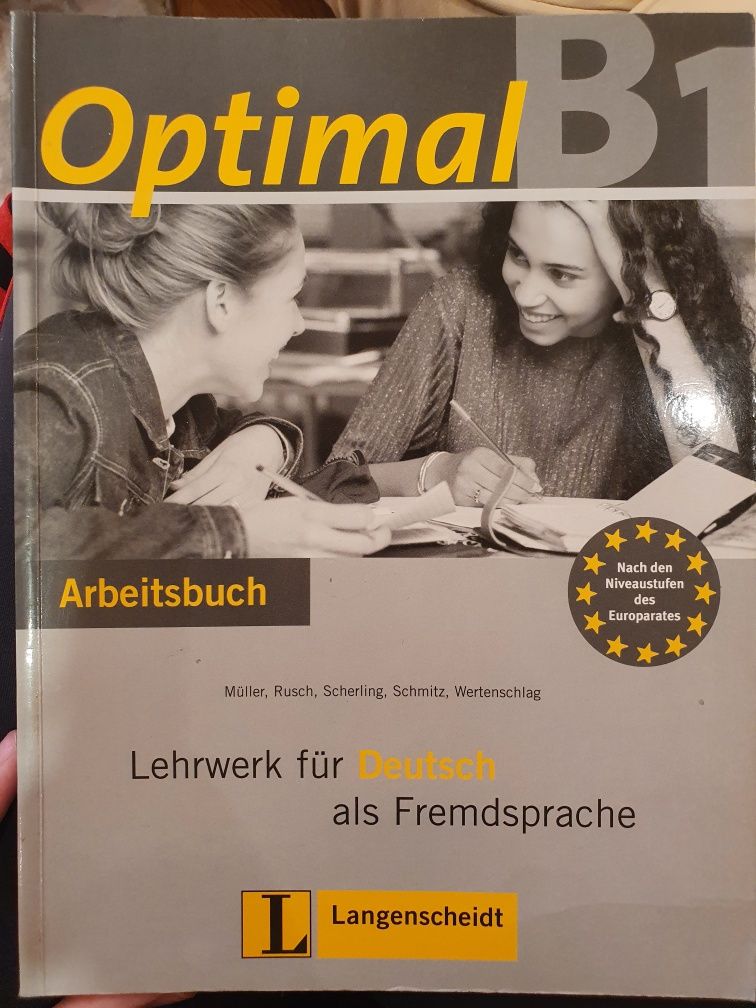 Optimal b1 Lehrbuch und Arbeitsbuch книги німецькою мовою