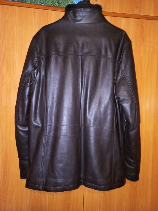 Чоловіча дубльонка/куртка _нат.шкіра/зима(48)