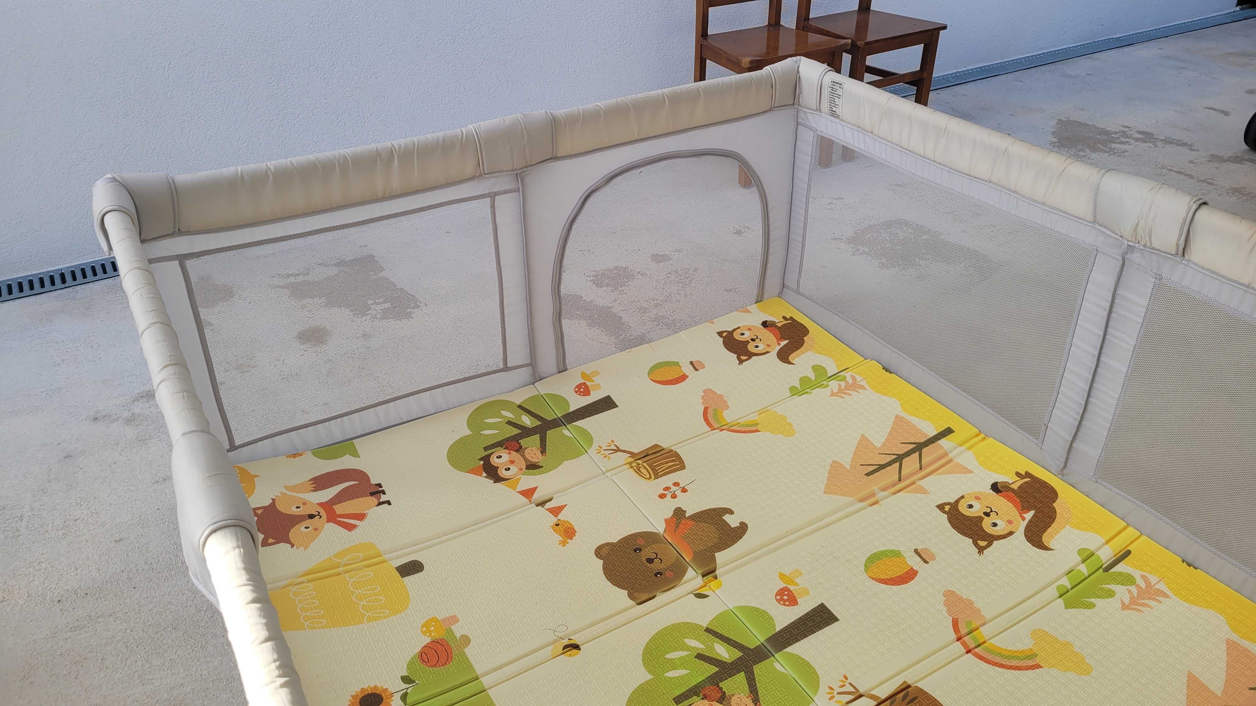 (1,80m x 1,50m) Parque infantil para bebés, extra grande .
