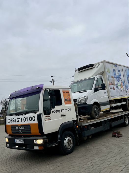 Евакуатор Вінниця, трал, автовоз, перевезення