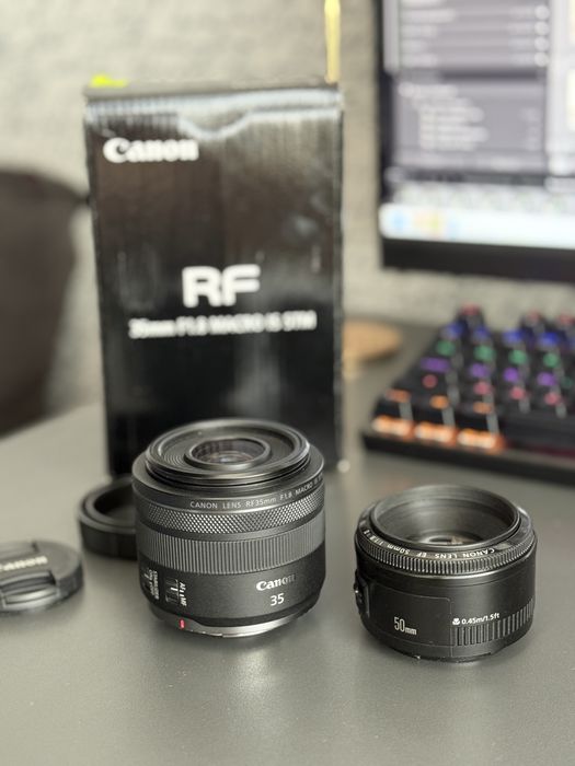 Обʼєктив Canon rf 35 mm 1.8 macro