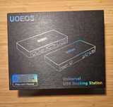 UOEOS Stacja dokująca HDMI DVI Ethernet 5 x USB 3.0 czytnik kart SD TF