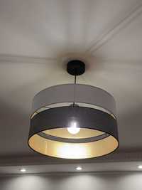 Lampa wisząca z ażurowym abażurem salon sypialnia oświetlenie żyrandol