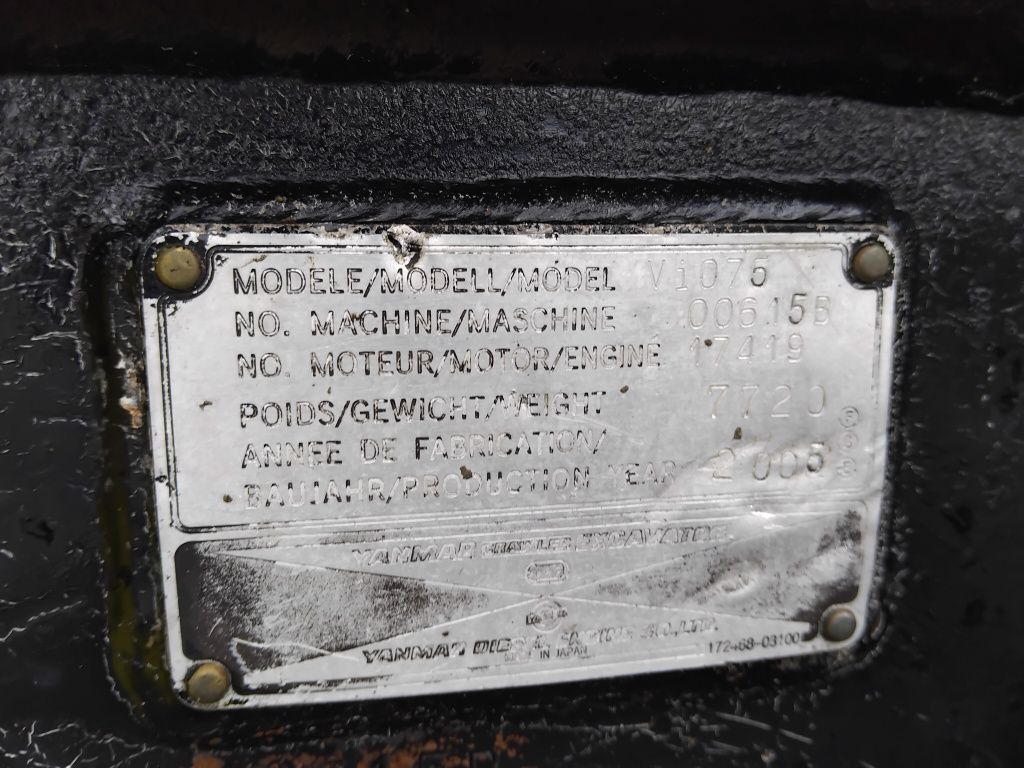 Koparka gąsienicowa 7.5T Yanmar Vio 75 rok 2005 2 łyżki szybko złącze