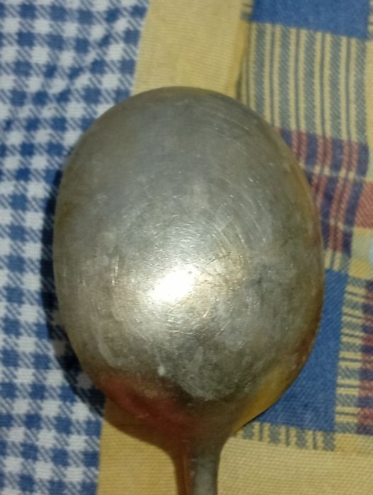 Colher Antiga Rustless Nikel Silver made on Sheffield