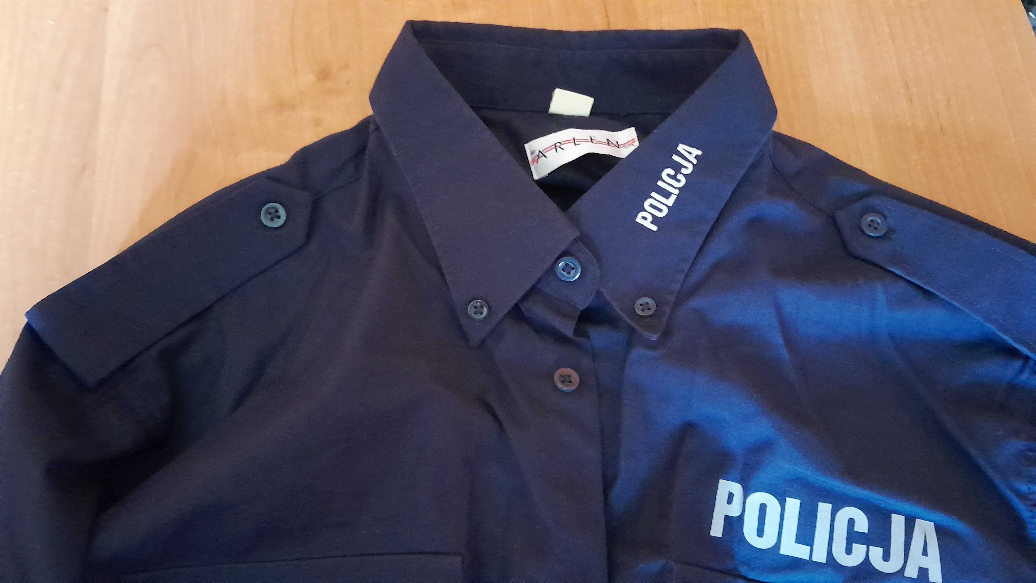 Służbowa letnia koszula granatowa Policja 44/190