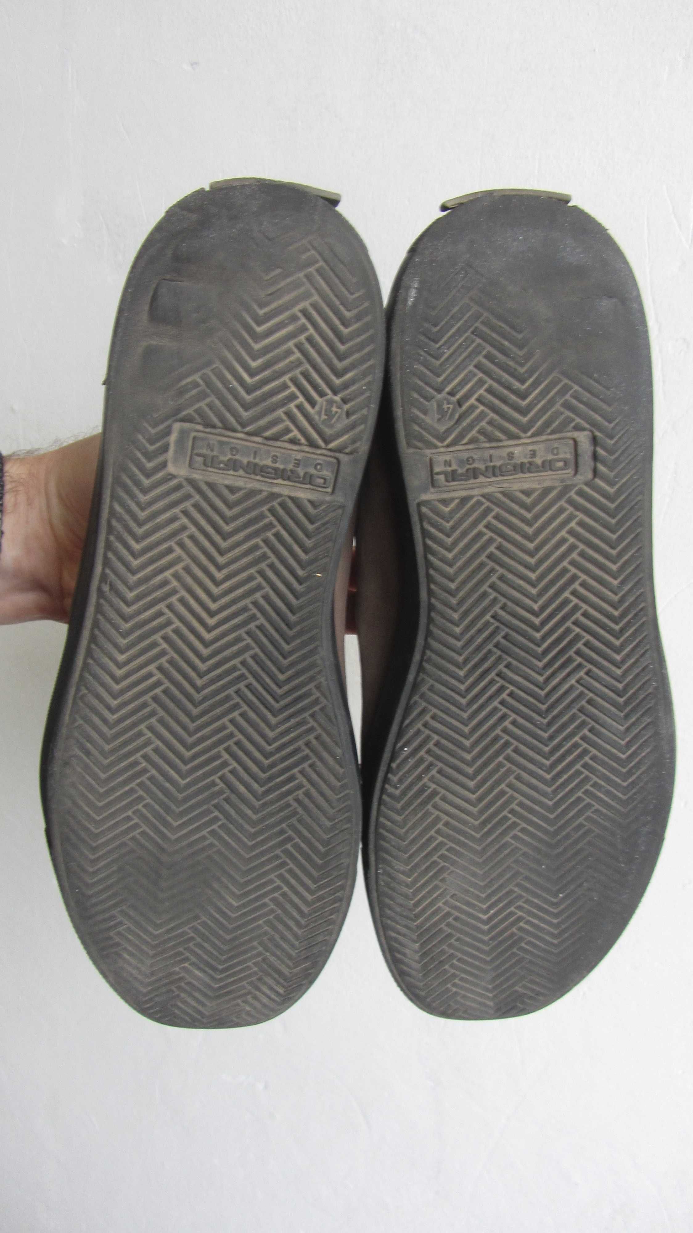 Кожаные туфли мужские размер 41, стелька 27 см