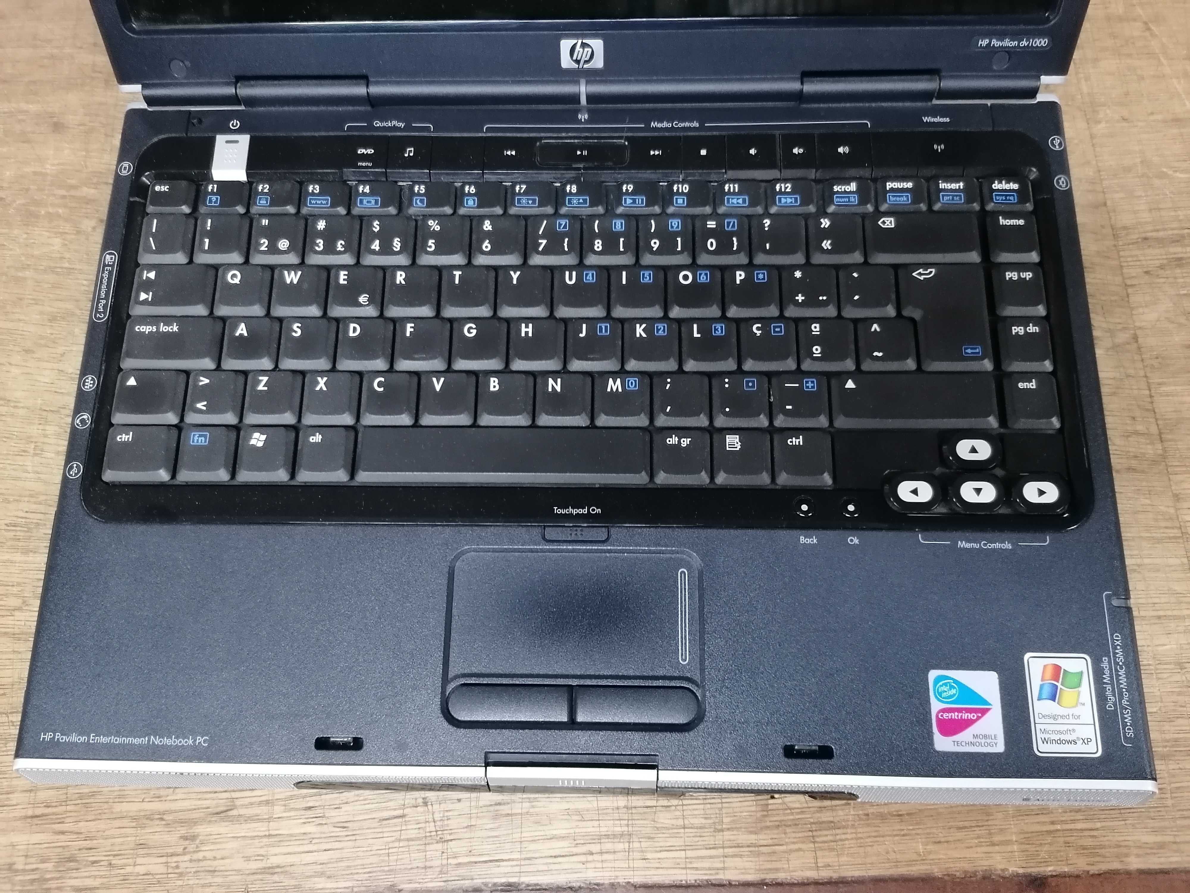 computador hp portatil antigo