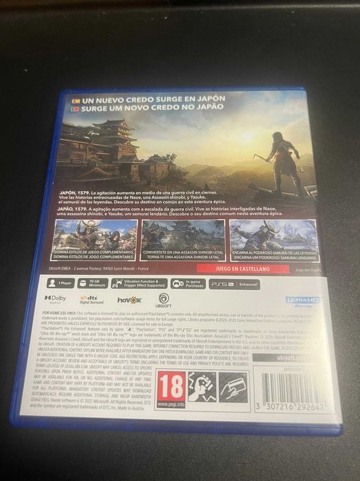 Assassin's Creed Shadows PS5