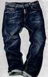 Spodnie jeansowe stretch Philip Plein granat męskie
