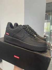 Nike Air Force 1 Low Supreme Black Eu 38