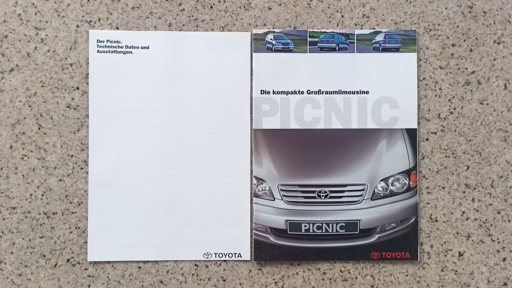 TOYOTA Picnic Prospekt