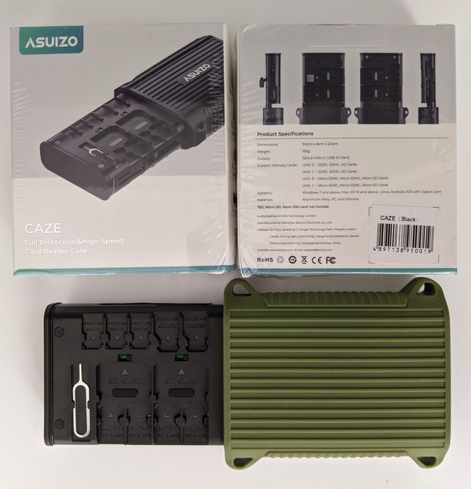 Кардридер / usb-хаб CAZE від ASUIZO