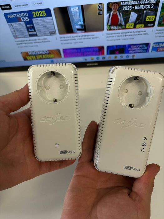 Присрій для передачі данних  Devolo 500 Мбит/с dLAN 500 Duo+ MT2586