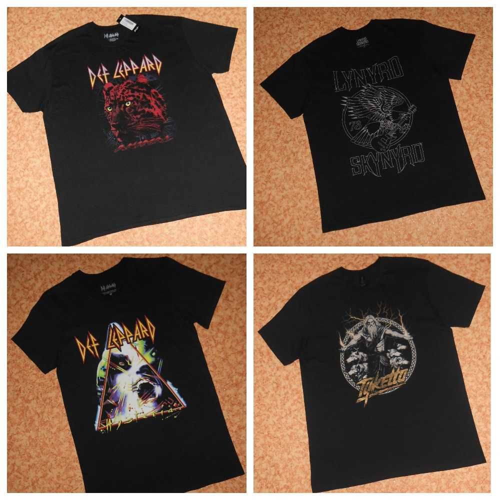 Футболки Ramones Nirvana Kiss Iron Maiden Def Leppard Joy Division ін