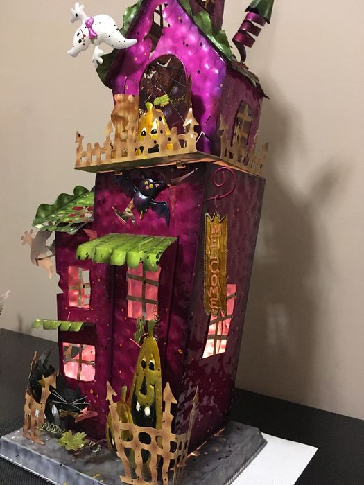 domek strachów wystawa ozdoba oryginalny halloween SUPER FAJNY