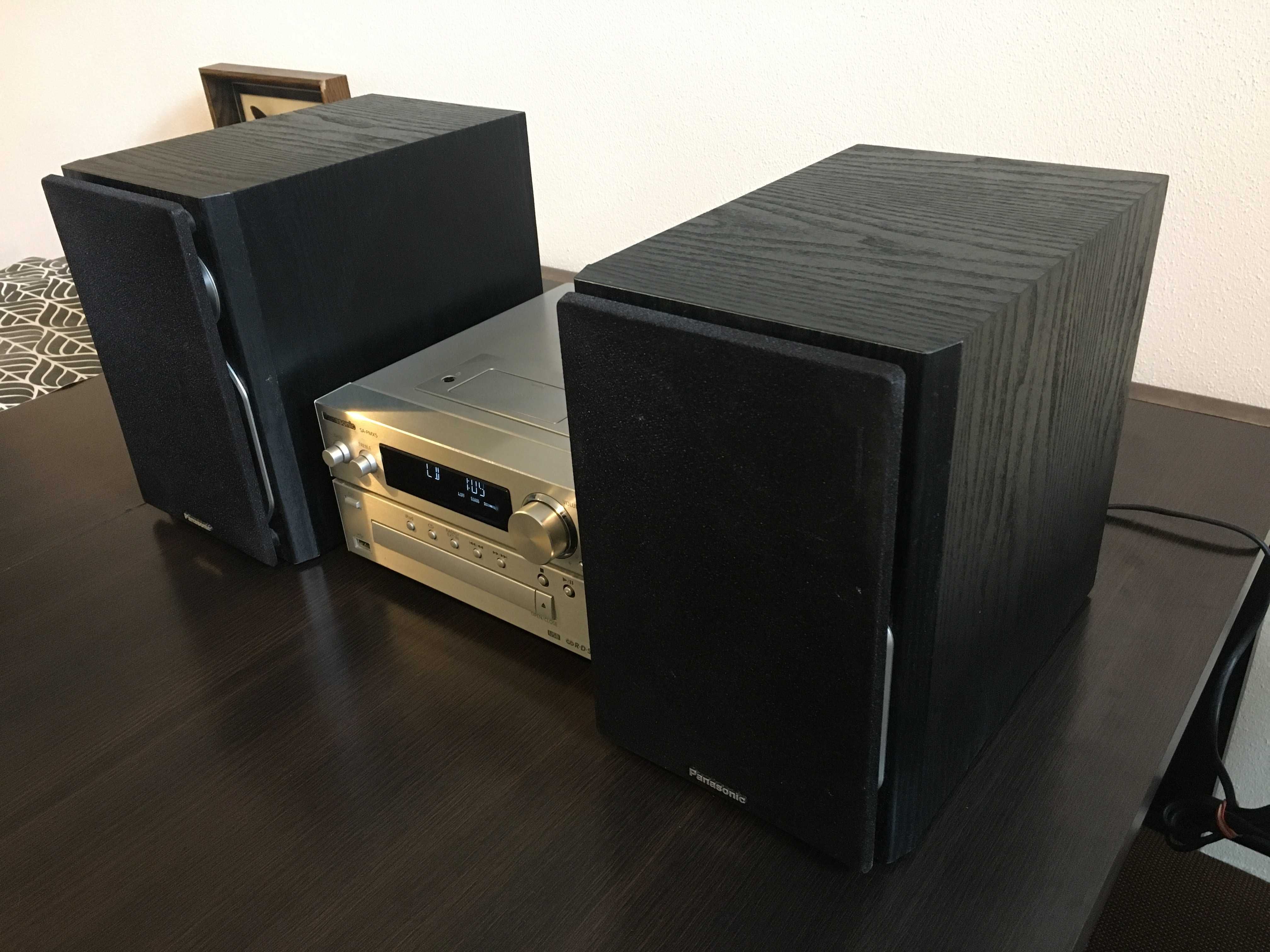 amplituner wzmacniacz stereo kolumny cd
