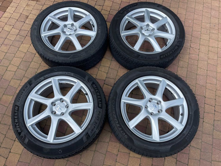 3915. Koła zimowe Peugeot 5008 II Citroen C5 Aircross 5x108 225/55/18