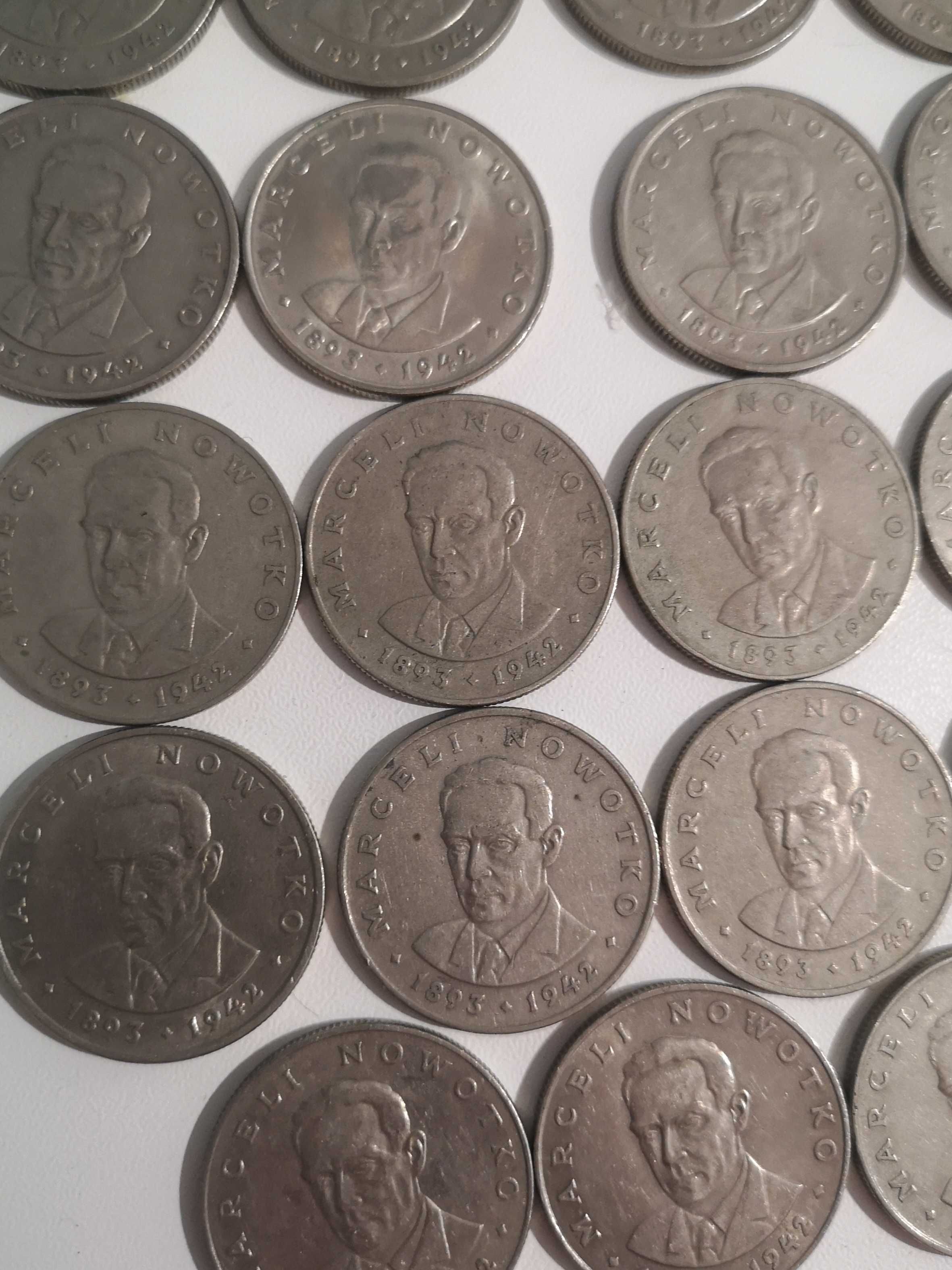 Monety 20 zł MARCELI NOWOTKO 1974 - 1977 - 19 sztuk