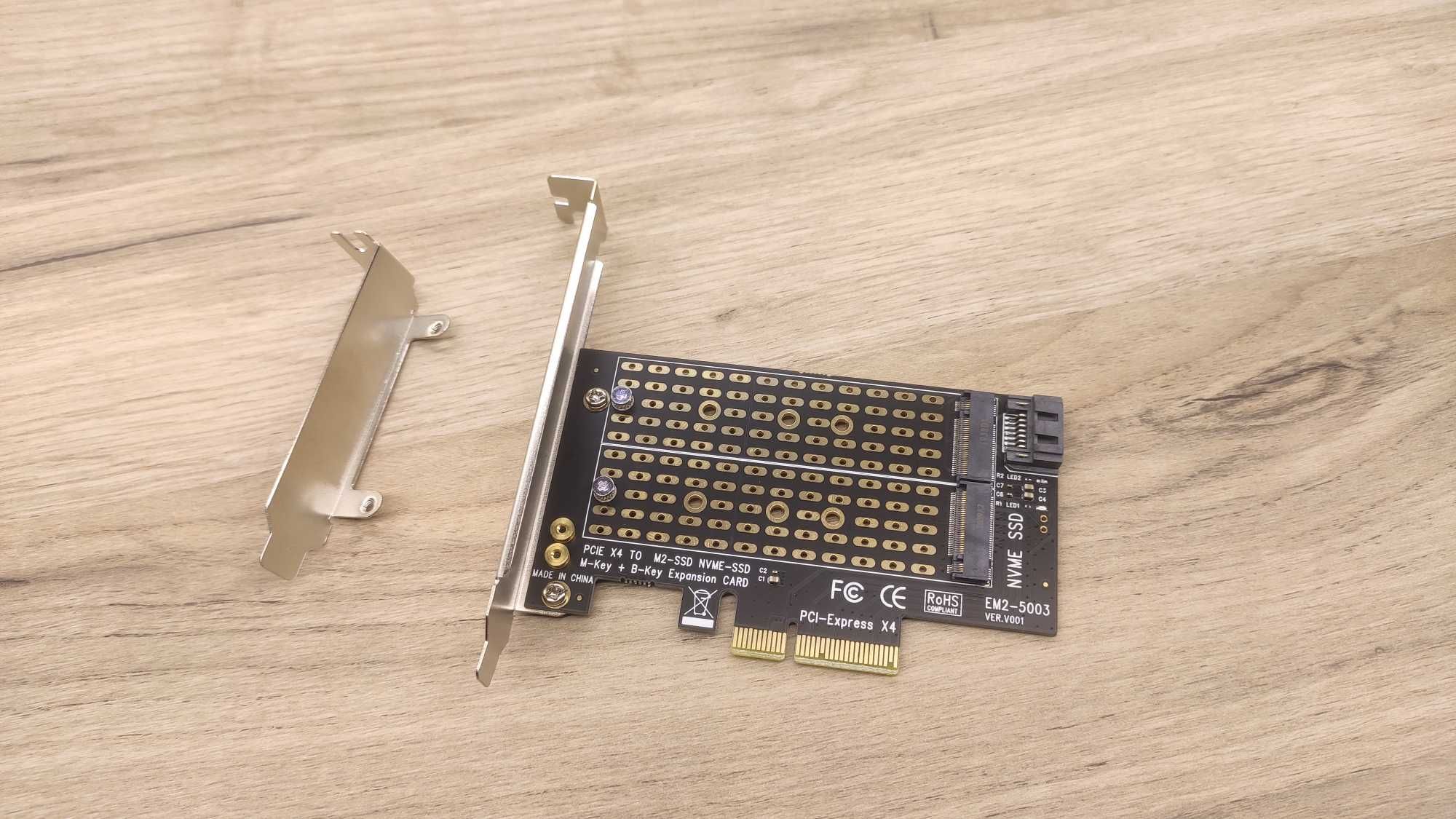 Адаптер для SSD m.2 NVME на Sata PCI Express x4