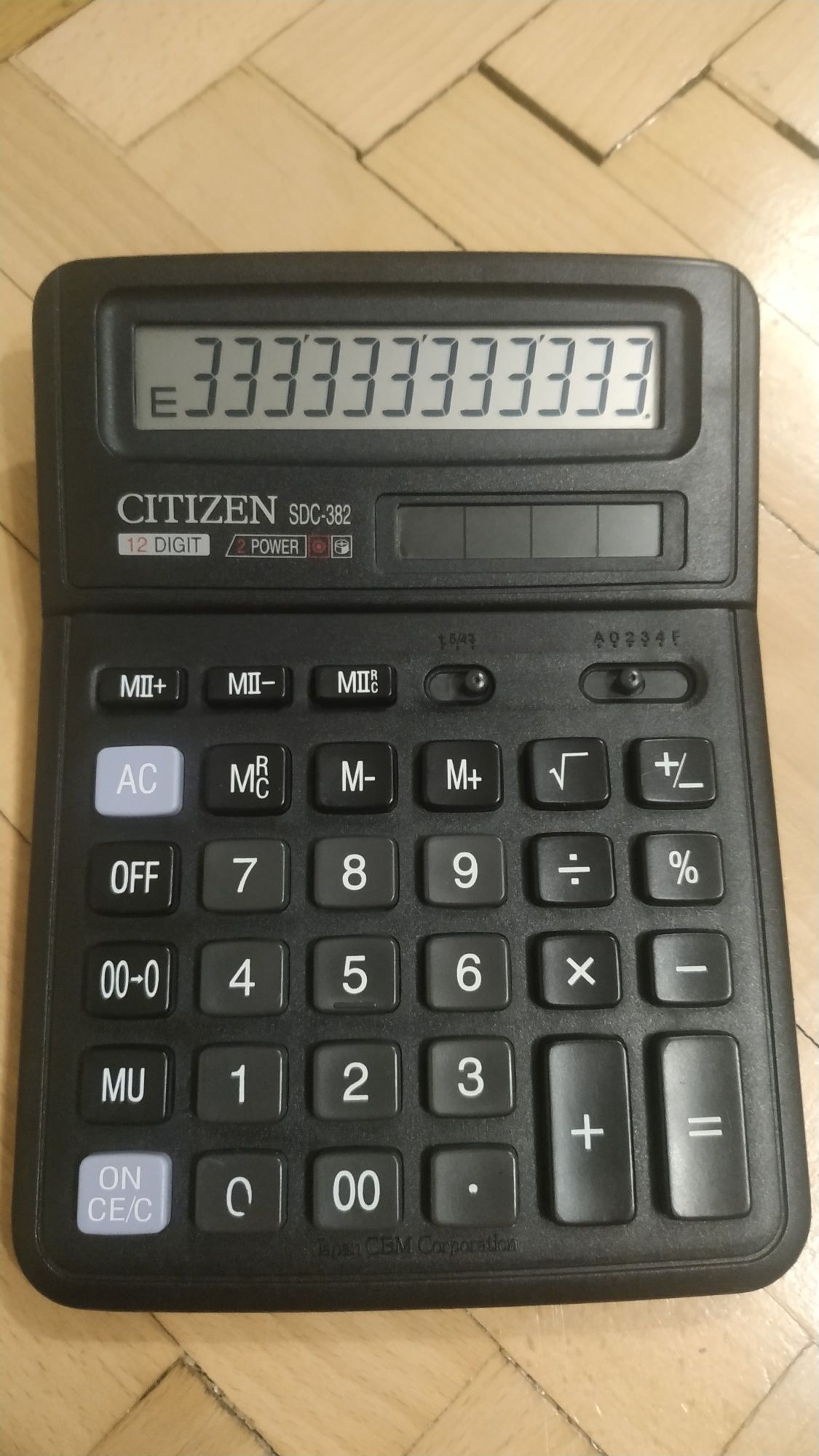 Настольный калькулятор Citizen SDC-382