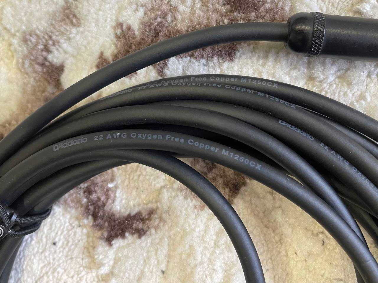 Продам гітарний кабель D'ADDARIO PW-AMSG-20 American Stage (6m)