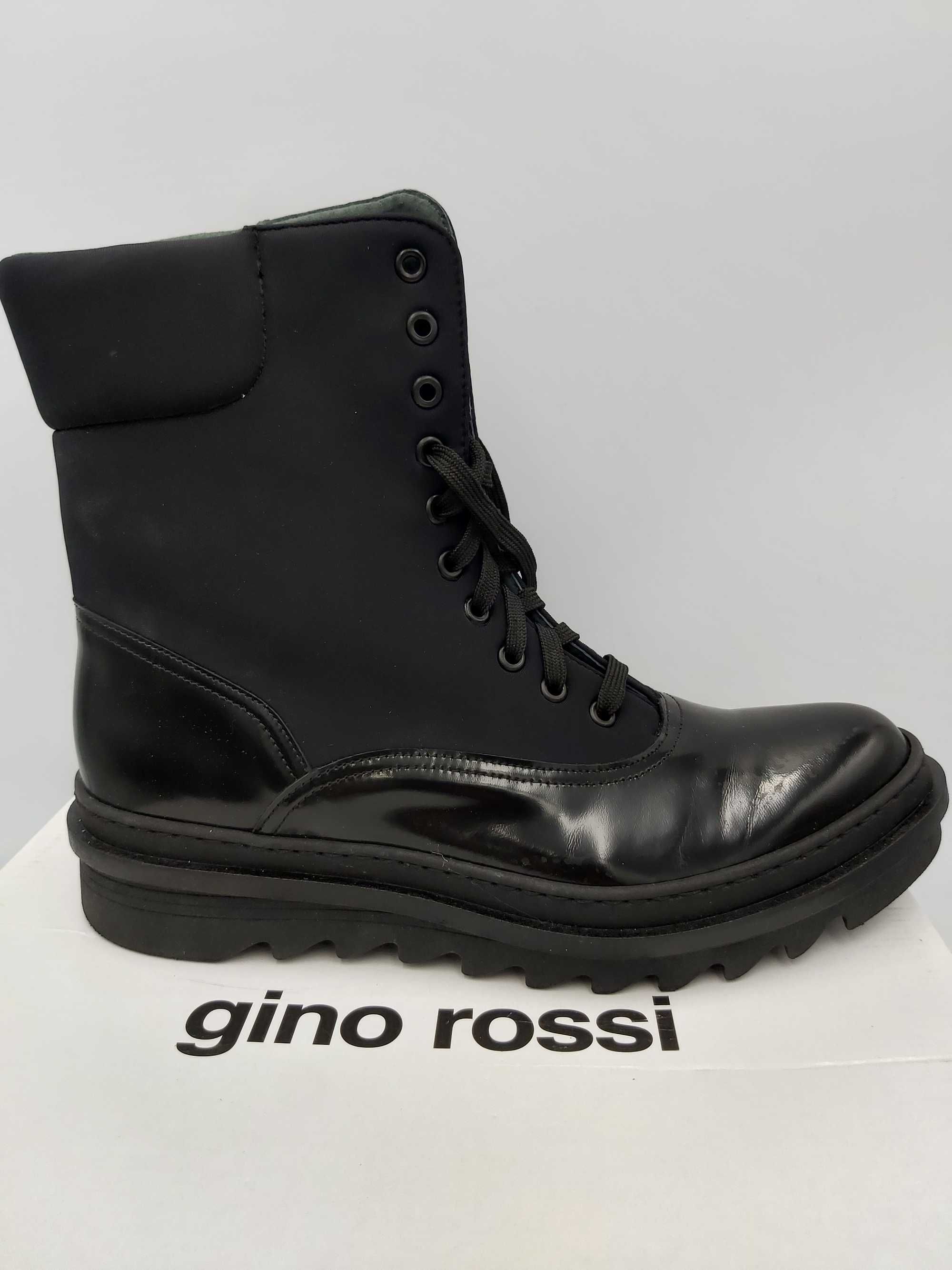 Buty sztyblety botki skórzane GINO ROSSI w005 rozmiar40