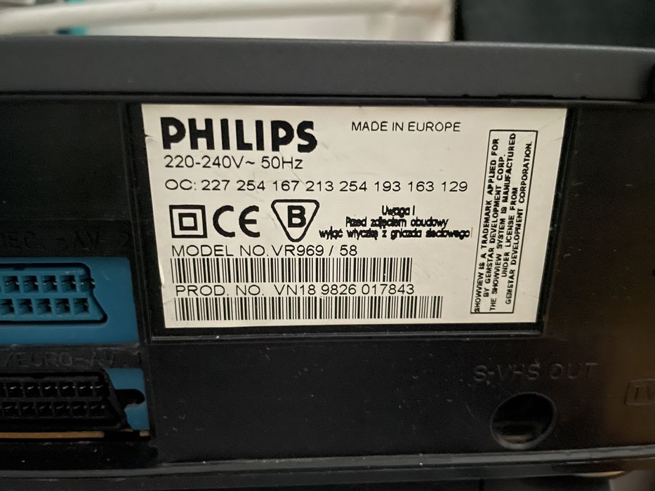 Magnetowid Philips vr 969