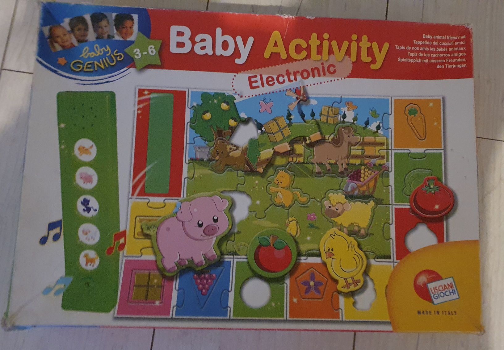 Puzzle zwierzęta na wsi farma  3+