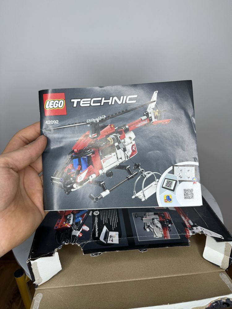 Klocki Lego Technic 42092 Rescue Helicopter Helikopter Ratowniczy