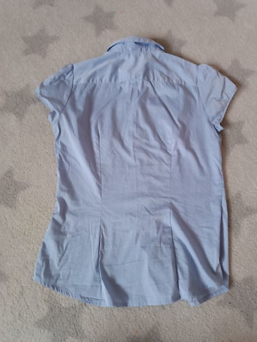 Elegancka niebieska koszula H&M r. 36