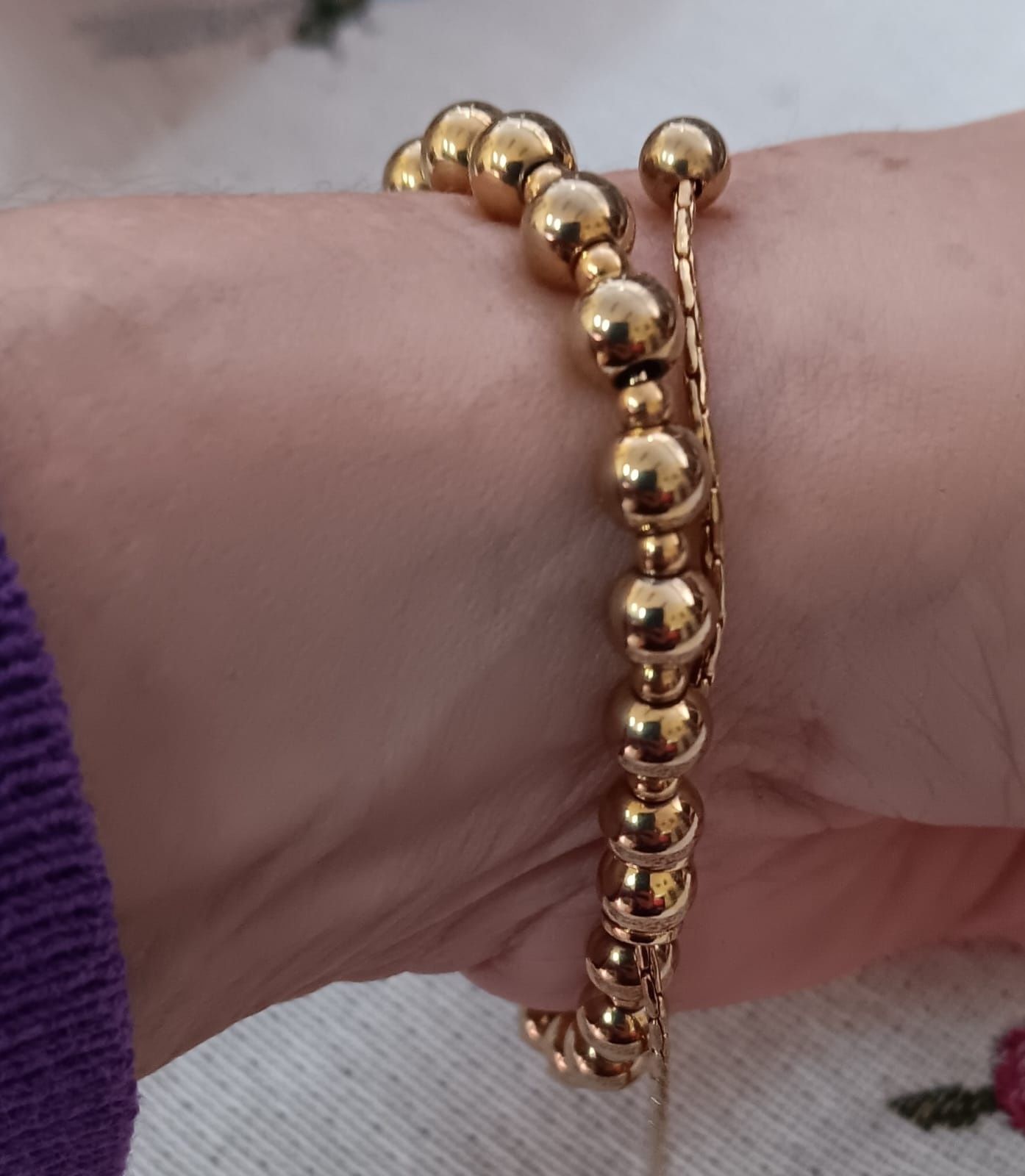 Pulseiras aço conjuntos