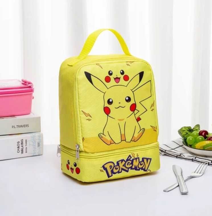 DUŻY Zestaw 144 Figurek POKEMON Pikachu FIGURKI+ torba reczna PLECAK