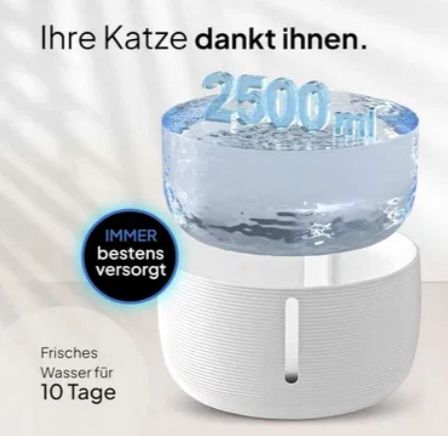 Fontanna Dla Kotów Pretty Paw ] Bardzo Cicha 2,5L Używana