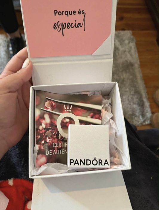 Anel coraçao da pandora