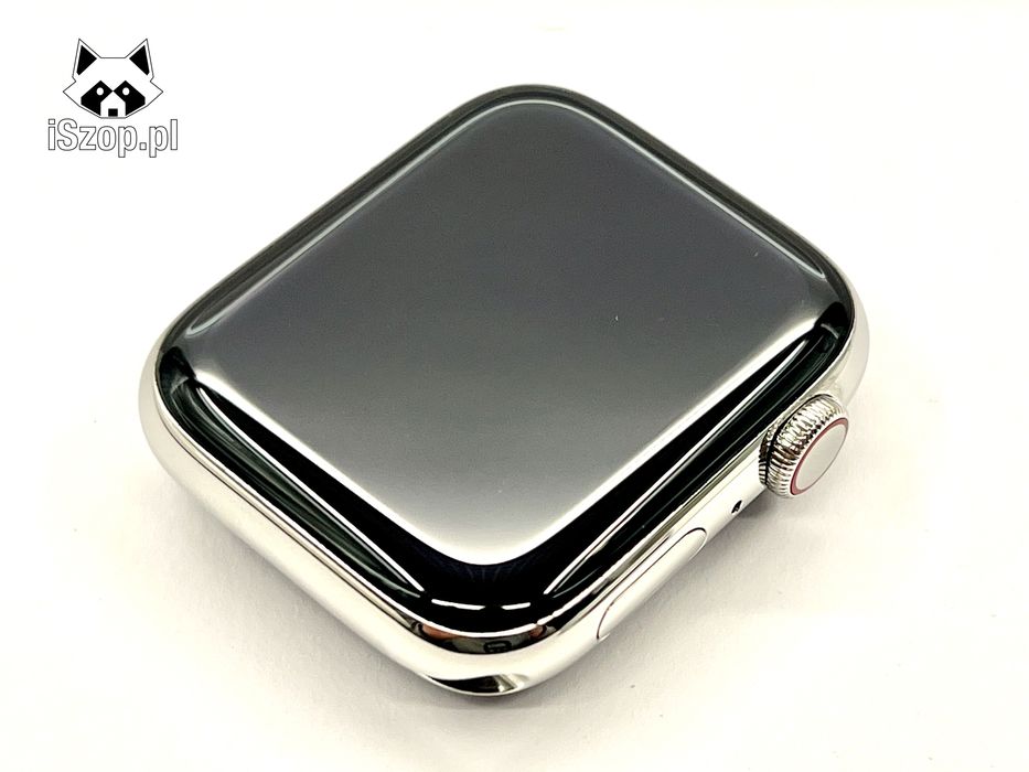 Apple Watch 6 44mm LTE  Stainless Silver GWARANCJA